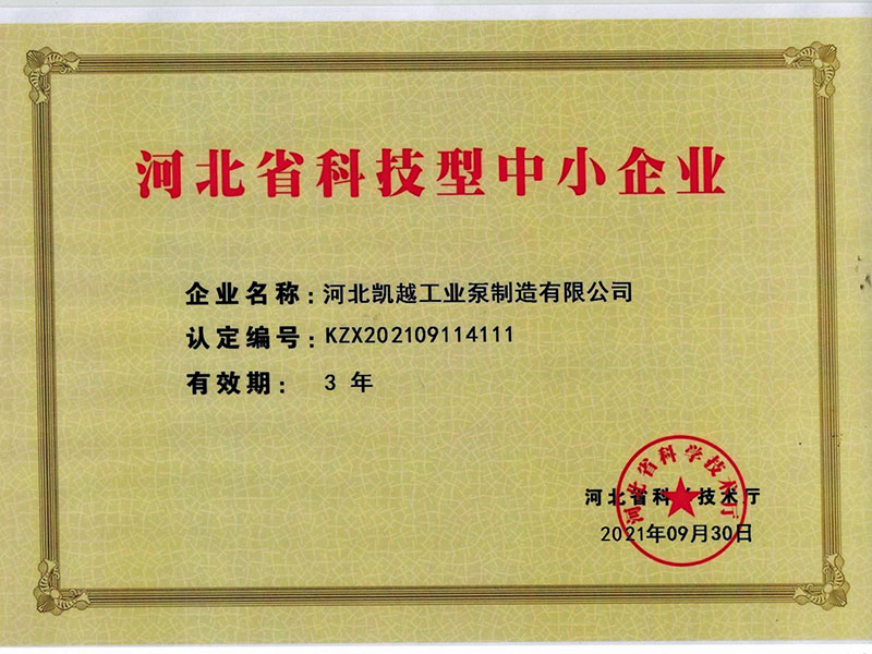 河北(běi)省科技(ji)型中小(xiao)企業